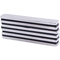 BESTOMZ 6pcs imanes de neodimio rectángulo imanes de Tierra RARA imanes permanentes Fuertes - 60x10x3mm